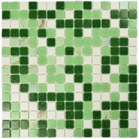 Glass mosaic Bonaparte Grass, 327 x 327 mm
