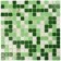 Glass mosaic Bonaparte Grass, 327 x 327 mm