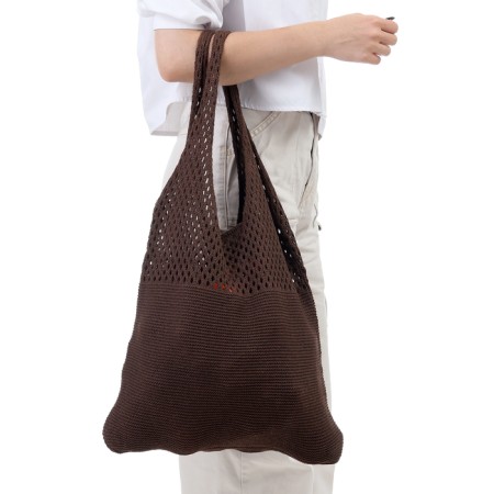 ALOSKA 38 x 62 cm, handle 22 cm, cell 0.5 cm, brown-1