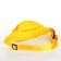 Lightning waist bag, 2 pockets, yellow color