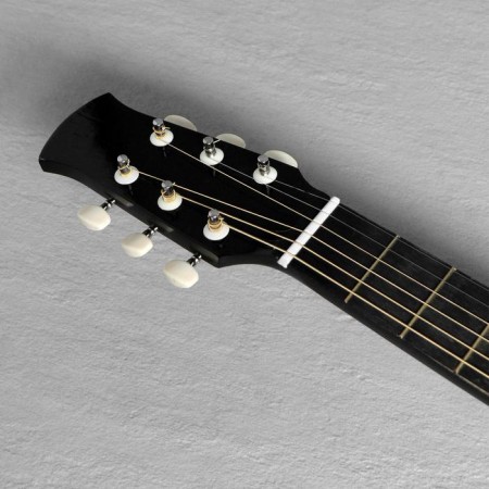 Acoustic guitar is 6 string, Menz. 650mm, strings metal, head without grooves-10
