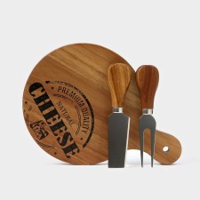 Magistro Shape, 2 knife, board, acacia