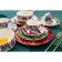 Plate porcelain dessert shade Askım, d = 20.5 cm, green color
