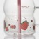 Glass mug with silicone lid and pipe "Frutis", 400 ml, color mix
