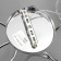 Sunny chandelier 3he27 40W silver 60x60x28 cm Bayerlux