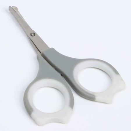 Children's manicure set (scissors, kniper, saw), gray color-4
