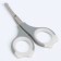 Children's manicure set (scissors, kniper, saw), gray color