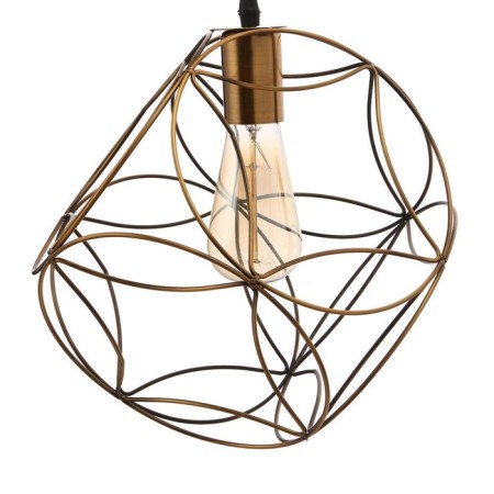 Lamp Bayerlux 669915/1 E27 40W gold 21x21x121 cm-5