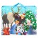 Laminated horizontal package, 49 x 40 x 19 cm "Happy New Year!", Cold heart