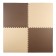 Soft floor universal 60 × 60, beige-brown color