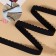Gum is openwork, 10 mm, 10 ± 0.5 m, black color