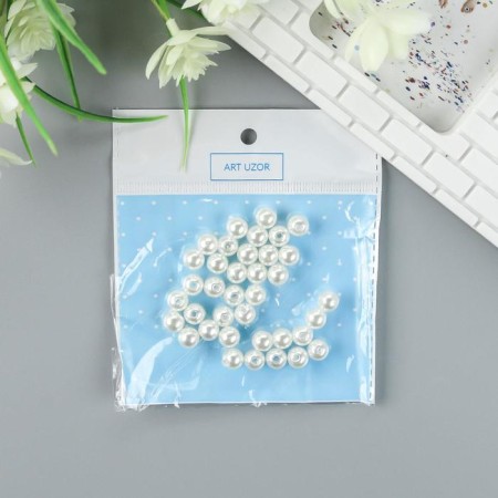 Beads for creativity "Pearls" set d = 0.8 cm 20 g-3