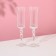A set of glasses for champagne "Grace", 2 pcs, 190 ml, crystal glass