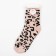 Women's socks with fur inside, pink color, rr 23-25 ​​(shoe rr 36-40)