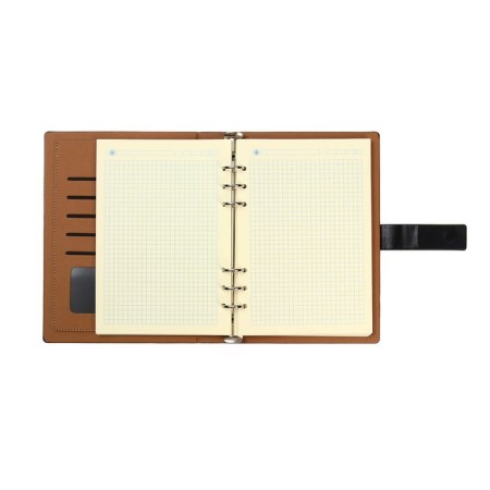 Organizer on the rings, PVC, A5, 140 sheets in a cage, with a refrain, mix-4