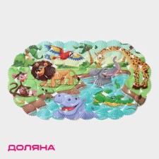 Rug anti -slip spa in a bathtub on the suction cups of the 