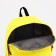 School backpack from lightning textiles, Fulldorn, external pocket, yellow color