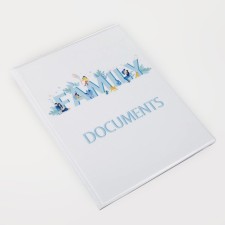 Folder for documents, 3 sets, white color
