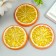 Decor for creativity "Plant Orange" Orange 5 cm