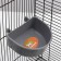 Plastic bowl in a cage and for carrying 250 ml, gray