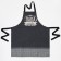 Apron "Dolyana" Dad cooks best, 60x70 cm, 100% cotton, 160g/m2