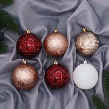 Set of balls plastic D-7 cm, 24 pcs 