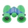 Children's binoculars VEBER "Eureka", 6 × 21, G / B, green / blue color
