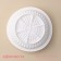 Form for mousse desserts and baking konfinetta "Bronte", silicone, 23 × 7.5 cm, white color