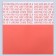 Film for flowers matte, "Parapical letter", 58x58cm, carrot