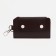 Key on the buttons, length 11 cm, 7 carabiners, brown color