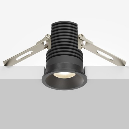 Built-in lamp Technical DL059-7W3K-B Mini, 39x39x51 mm, LED, 7W, 590LM, 3000K, black color black-6