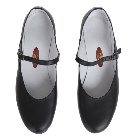 Folk -folk shoes, length on insole 24 cm, black color-1