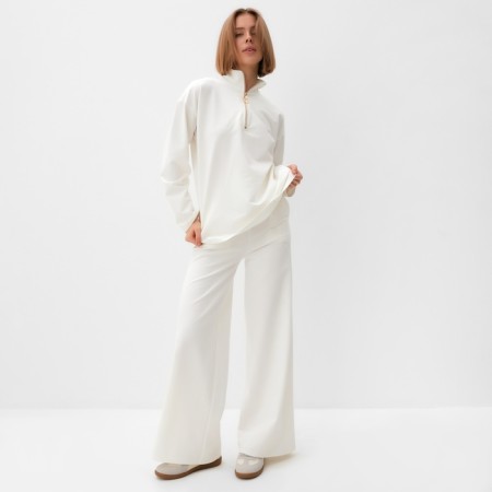 Costume (jumper, trousers) minku: casual collection Ecrew color, size 52