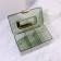Organizer for storing cosmetic supplies "Light", a chest with a lid, removable partitions, 21.5 × 12 × 12 cm, color mix
