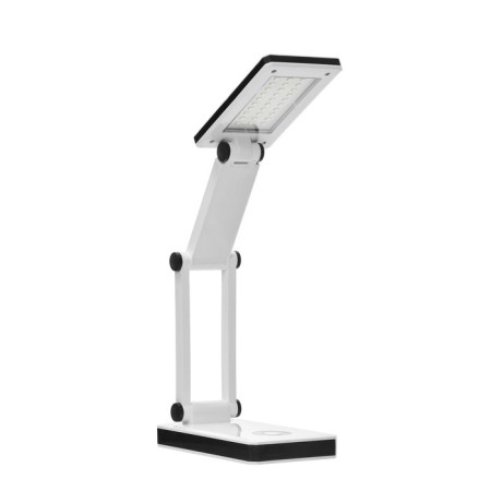 Folding table "Modern" 30XLED from bat./USB white-black. 24x7x12.5 cm Risalux-10