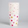 A single -time paper glass "Hearts", 250 ml