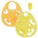 Stencil for decorating dishes "Fun"