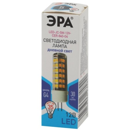 LED LED era Standard "capsule", 5 watts, G4, 400 lm, 4000k, glow of white-2