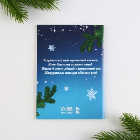 Gift New Year's set: notebook and handle write-stand "Miracles nearby"-6