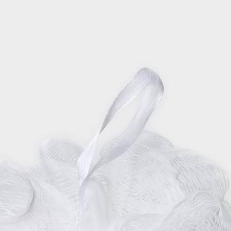 Washcloth - body ball of Cupellia spa, 30 g, white color-1