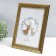 Photo frame plastic 20x25 cm "Golden petals of chamomile" black 29.5x24.5 cm