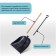 Bucket shovels are plastic, 410 × 460 mm, with an aluminum bar, a tuleyka 32 mm, "merchant"