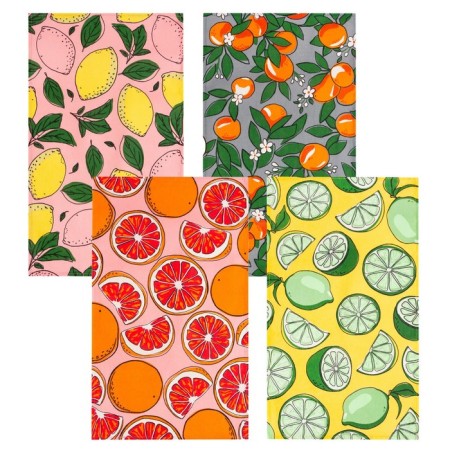 A set of kitchen towels of the "Citrus Mix" 35x60cm-4pcs, 100% cotton-1