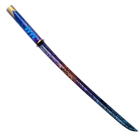 Souvenir wooden weapon "Katana pattern", length 65 cm-4