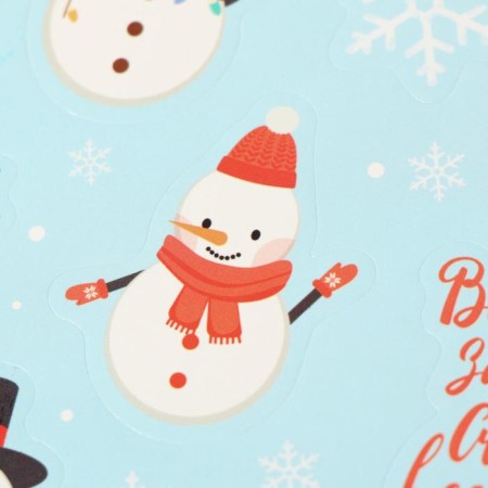 Paper stickers “Magic outside”, 11 x 18.05 cm, New Year-1