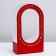 Box-Obel for flowers "for you" 22 × 12 × 38 cm, red