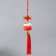 Suspension Ceramics "Mani-Neko with a knot of happiness" red 5x5x36 cm