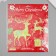 Stick phosphorus plastic "Deer and gift" set 3 pcs 28.5x23.5 cm