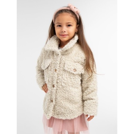 Children's jacket Amarobaby Lama, height 128 cm, beige color-8