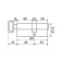 Cylinder mechanism standard MAX, 80 mm (35x45V), 5 keys, key/turntable, matte nickel 1024813
